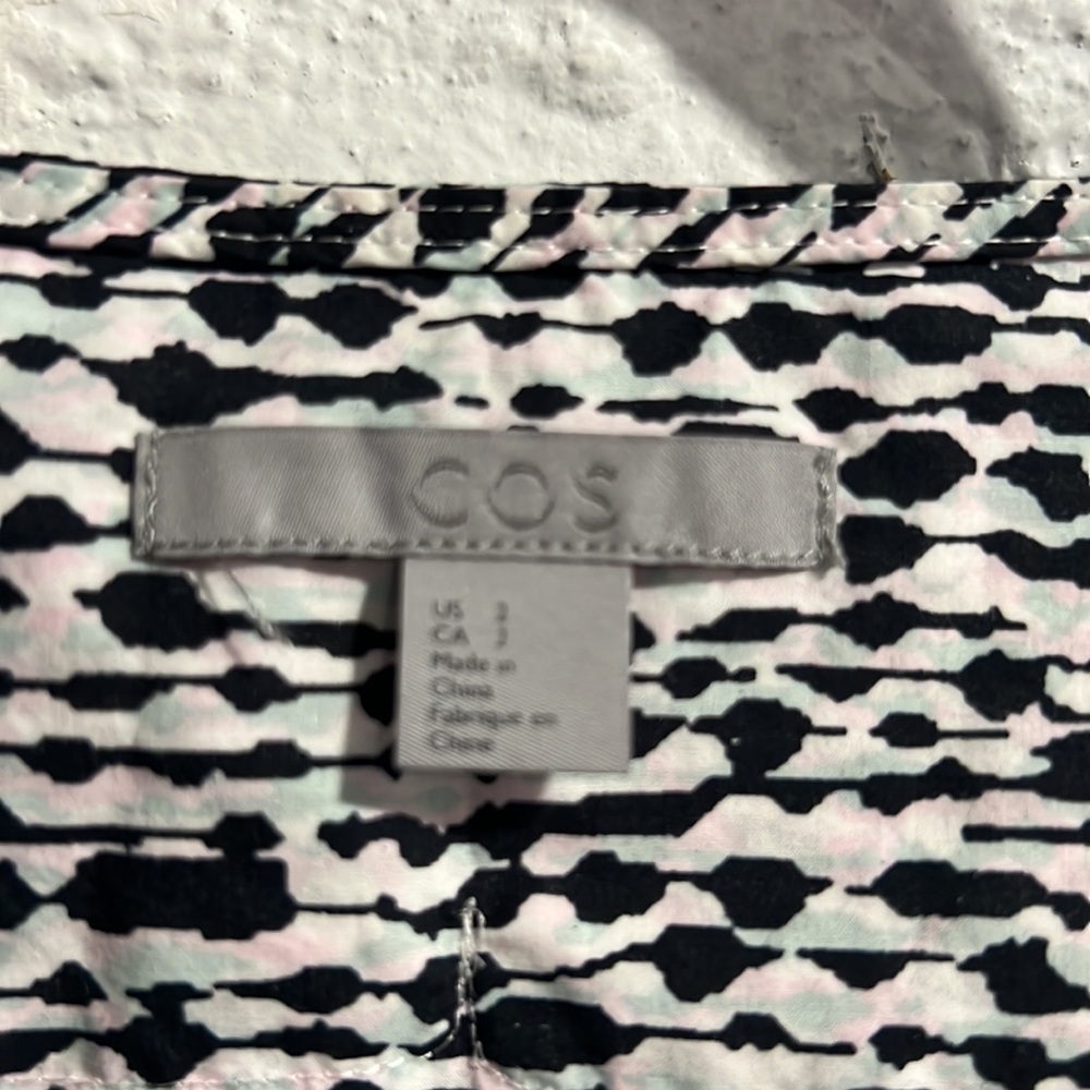 Cos Abstract Button Down Top (Oversized) - image 2